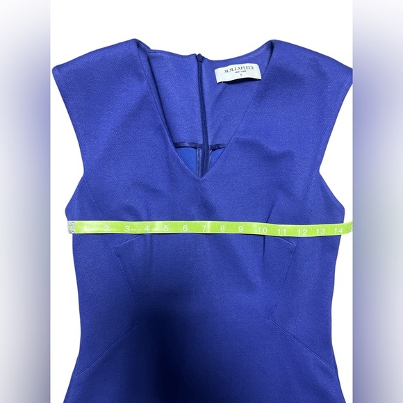 M.M. Lafleur Evelyn 2.0 Textured Ponte Dress Size 6 Purple - Picture 3 of 6